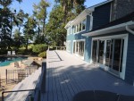 Deck re-stained with solid stain – (Kent Island) Stevensville, MD