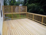Custom deck cleaned after construction because of "mill glaze" – Columbia, MD by DeckResurrect