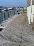 Dirty deck & dock is damaged from the Sun, mildew and faces south – Millsboro, DE