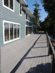 Deck re-stained with solid stain – (Kent Island) Stevensville, MD