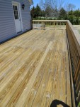 Deck cleaned and ready for stain, Berlin, MD