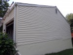 Siding cleaned and beautiful. Deck Resurrect
