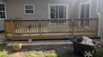 Deck cleaned awaits stain — Chester, MD (Kent Island)