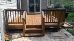 Deck stained with two thin coats of Semi Transparent Premium Stain — Chester, MD (Kent Island)